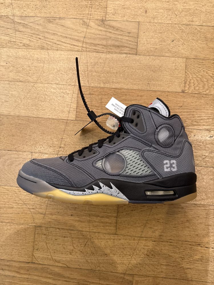 Jordan 5 x Off White *44* nuova