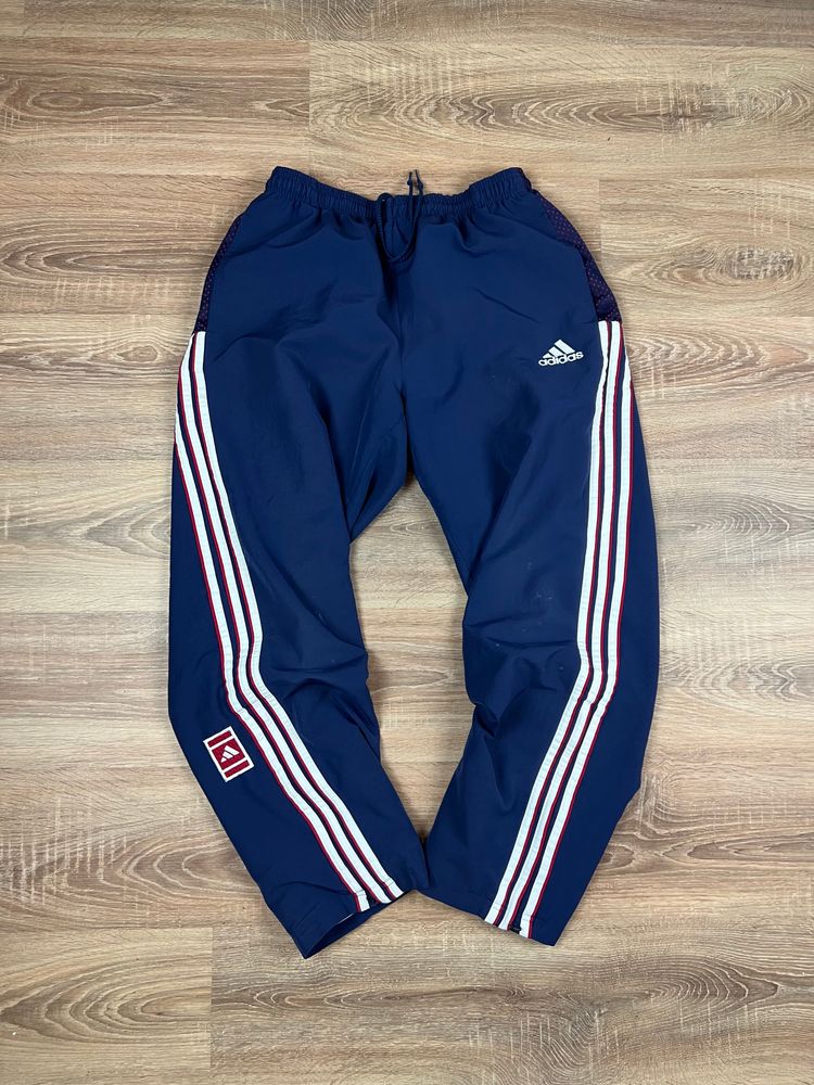 Immagine di Vintage 90s Navy Adidas Stripe Track Pants (L) 5