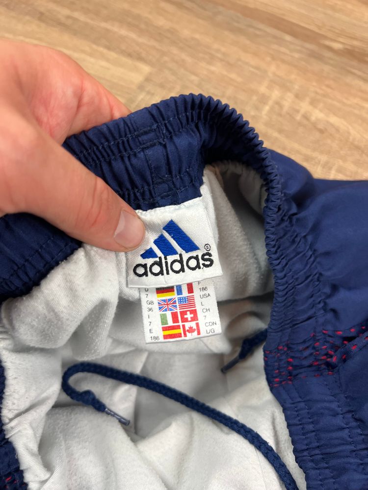 Immagine di Vintage 90s Navy Adidas Stripe Track Pants (L) 6