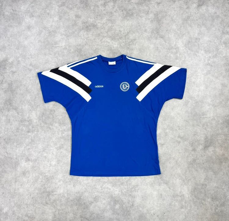 Vintage 1992-94 adidas Schalke FC t-shirt image 1