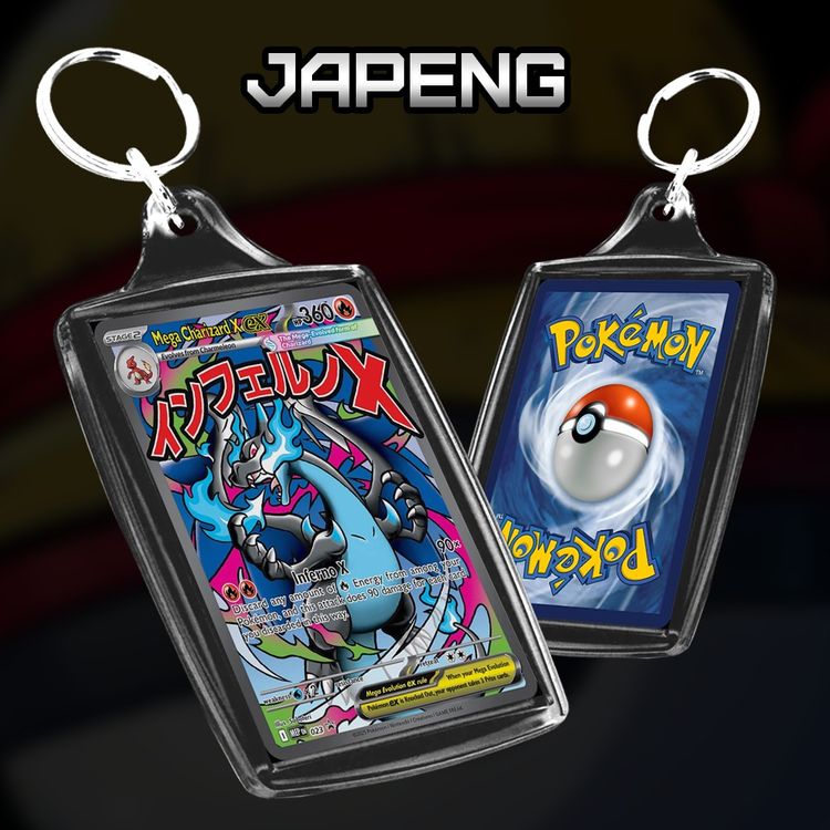 Pokemon Mega Charizard X Ex Promo - 023 - Mini Keychain product image