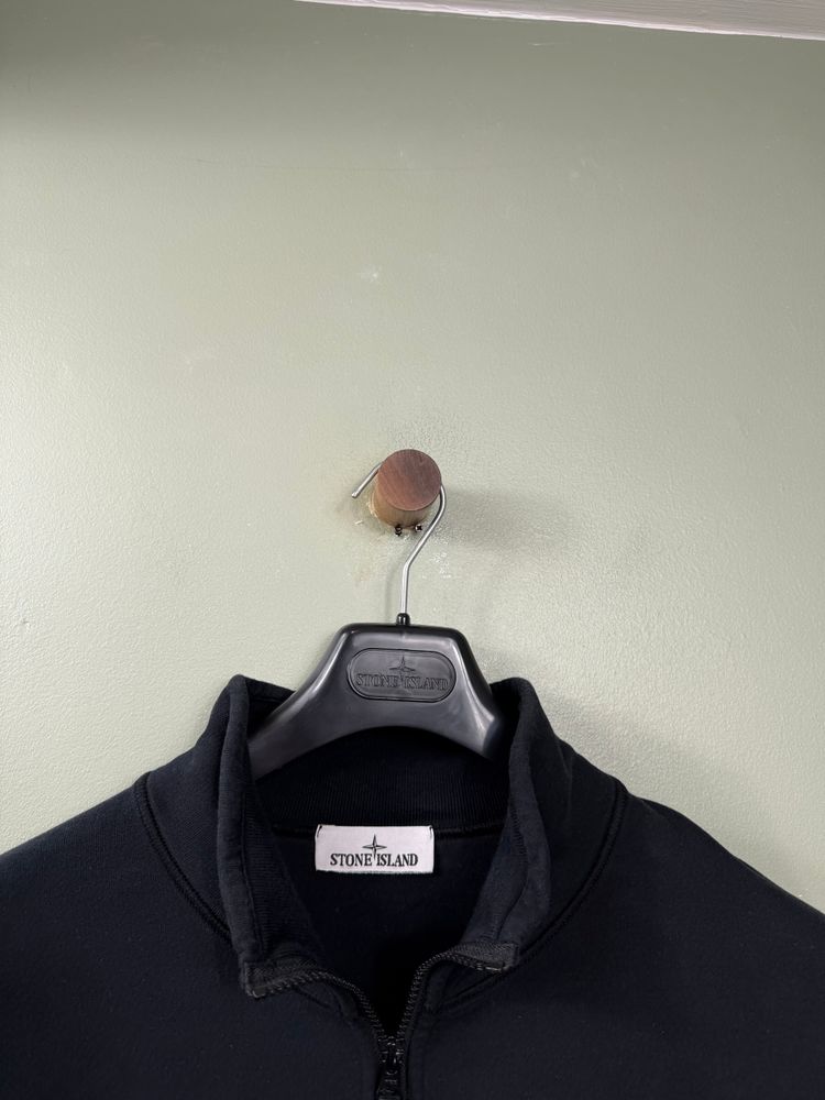 Stone Island Black 1/4 Zip Jumper image 6