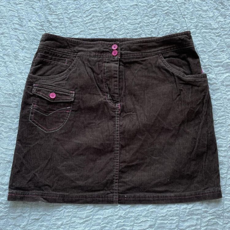 Trespass Brown corduroy mini skirt product image