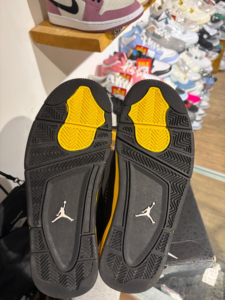 Nike Air Jordan 4 Yellow Thunder UK 7 2