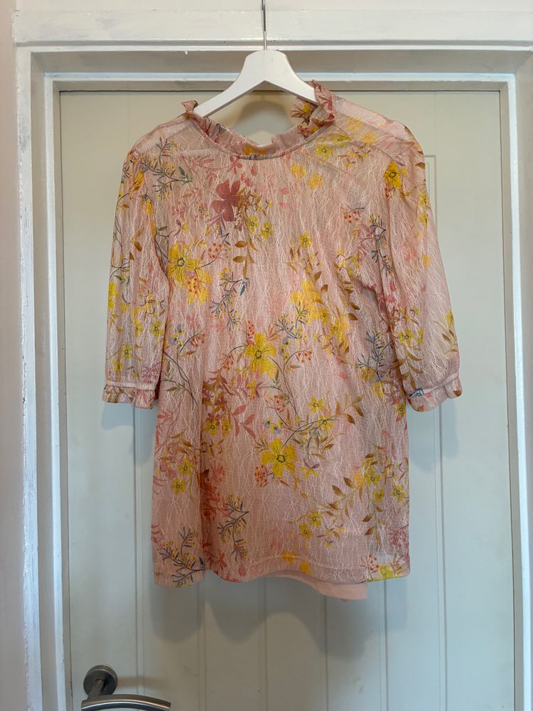 Pink Floral Blouse obraz 1