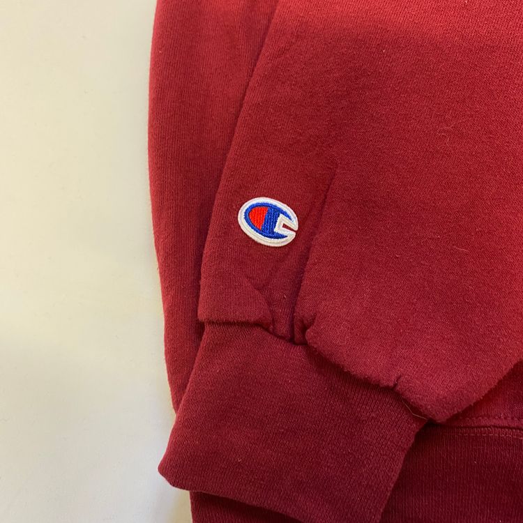 Champion Maroon Argyle Graphic Jumper (L) ❄️ image 7