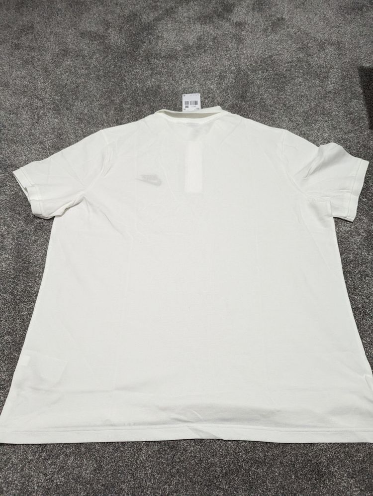 White mens Nike XXL POLO image 5