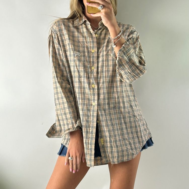 Vintage Burberry men’s Button-Up Shirt