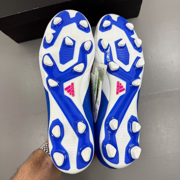 Adidas Football Boots Ace 17.4 FxG Blue Pink White UK 9 Men's Trainers BB1028 obraz 4