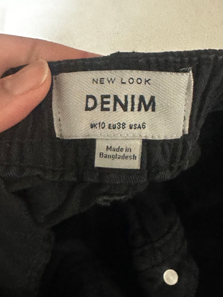 New Look Black Denim Jeans imagen 2