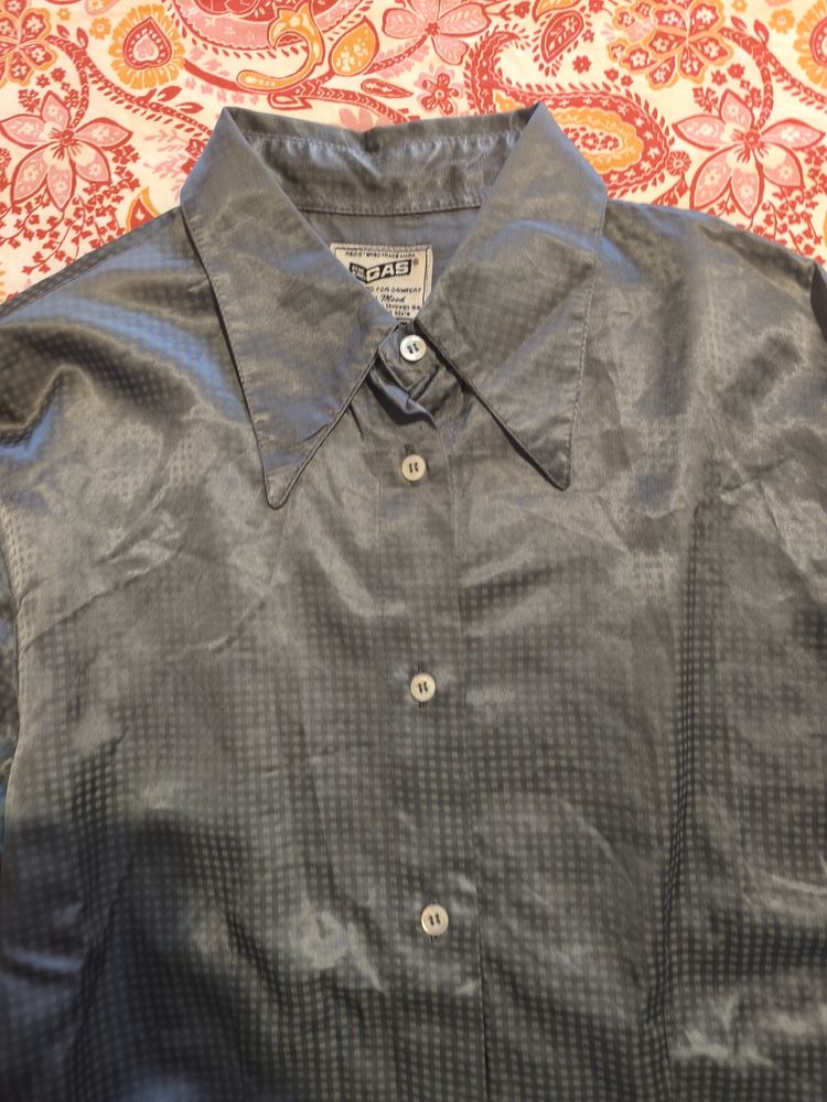 Gas Men'S Button-Up Shirt obraz 2