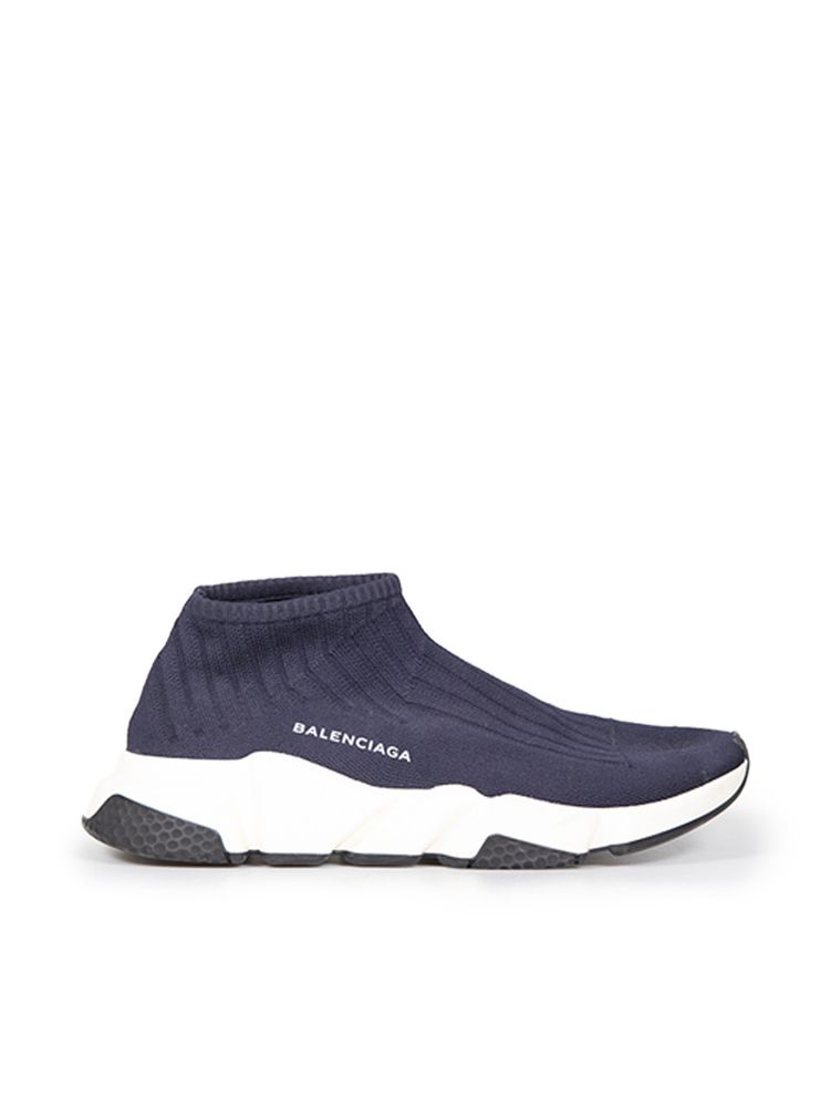 Balenciaga Navy Speed Trainers product image