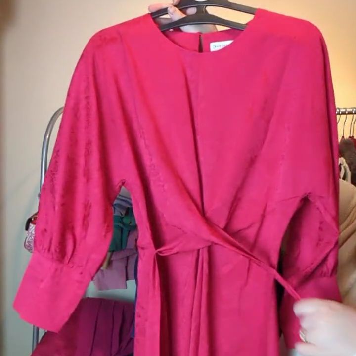 Warehouse Fusica Pink Warehouse Dress Size 8 product image