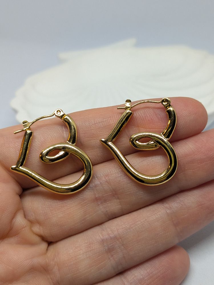 Gold-Tone Hoop Earrings image 2