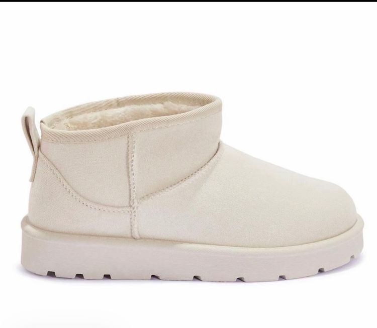 Uk 6 - luxury boot “ cola1 BEIGE/CREAM”