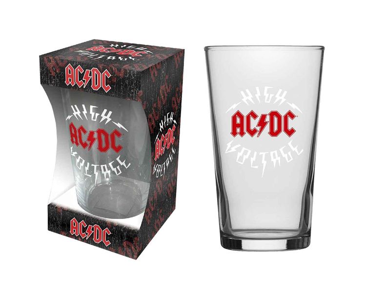 AC/DC High Voltage Pint Glass image 3