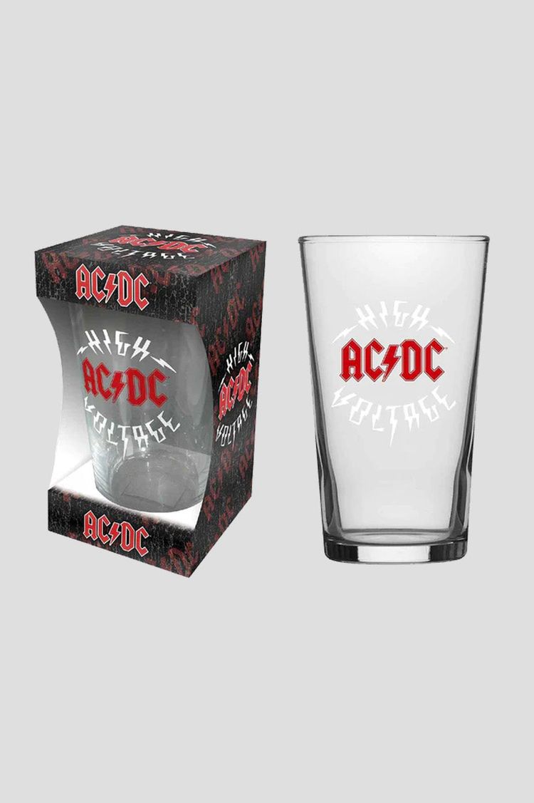 AC/DC High Voltage Pint Glass image 1