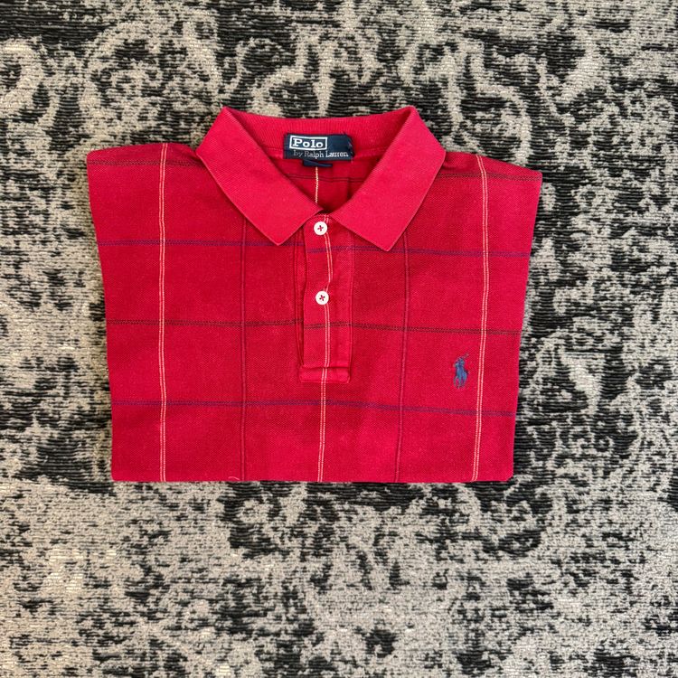 RLX Ralph Lauren Polo By Ralph Lauren Red Checkered Polo Shirt product image