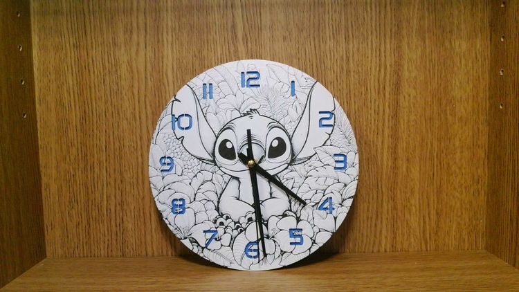 Character Stitch Wall Clock product image