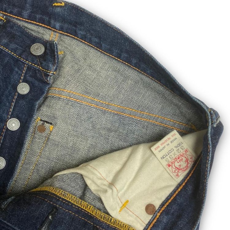 Authentic Evisu “Baseball” Baggy Gull Baggy Japanese Denim Jeans 3