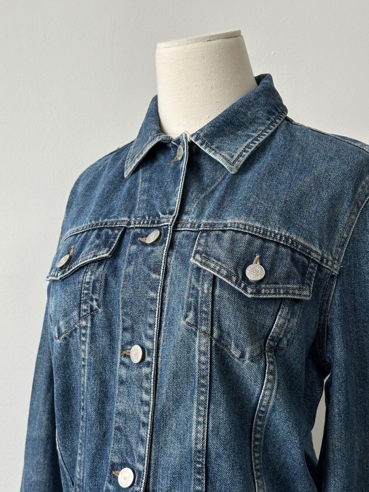 Armani Jeans 2000s Logo Denim Jacket - S obraz 2