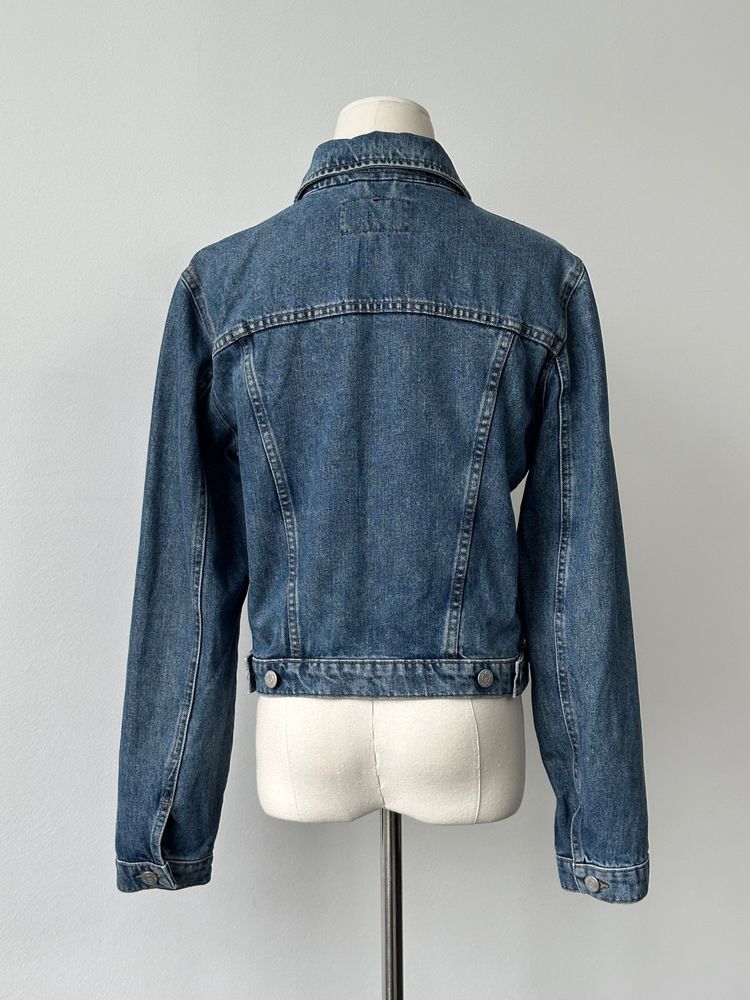 Armani Jeans 2000s Logo Denim Jacket - S obraz 5