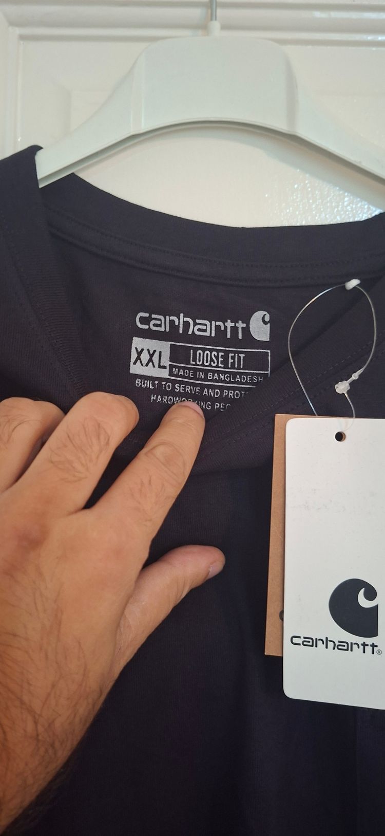 Carhartt Black Loose Fit T-Shirt qize XXL image 3