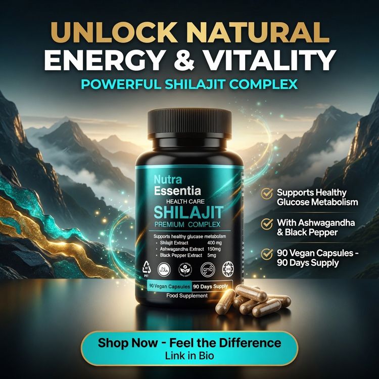 Nutra Essentia Shilajit Premium Complex Vegan Capsules