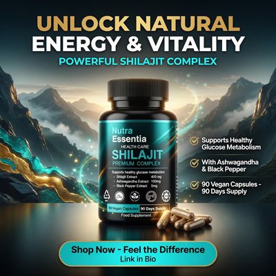 Nutra Essentia Shilajit Premium Complex Vegan Capsules