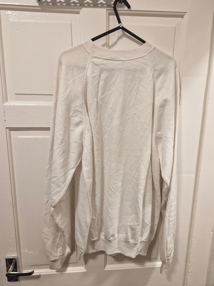 Hanes White Sweatshirt 2