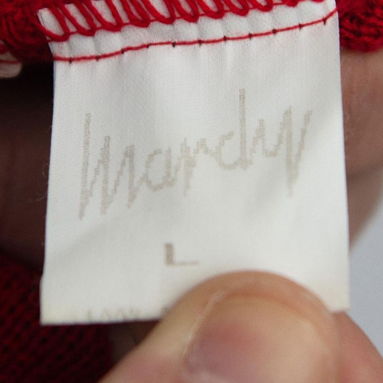 red cardigan sweater image 5