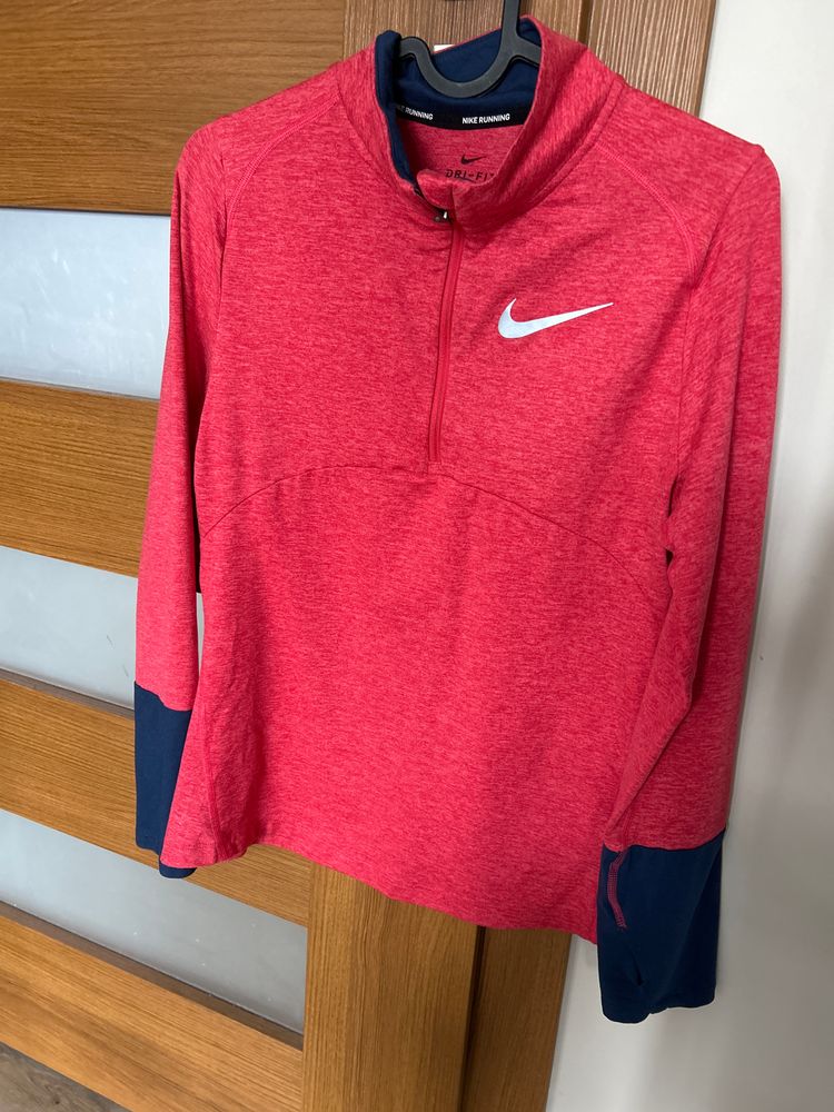 Nike 158 jak XS 34 Red Long Sleeve Quarter Zip Top