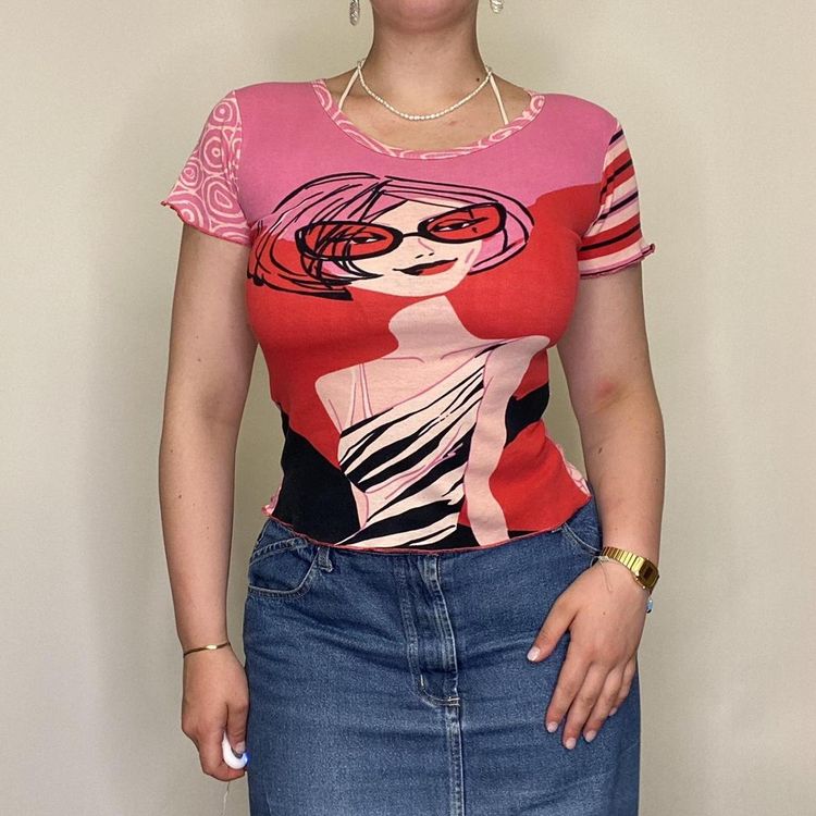 Custo Barcelona 90s 00s graphic t-shirt zdjęcie produktu