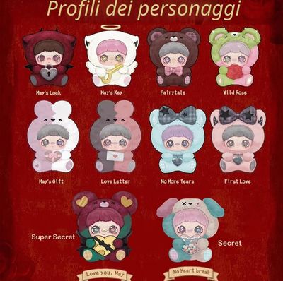 Maymei I Love You Plush Doll Collection
