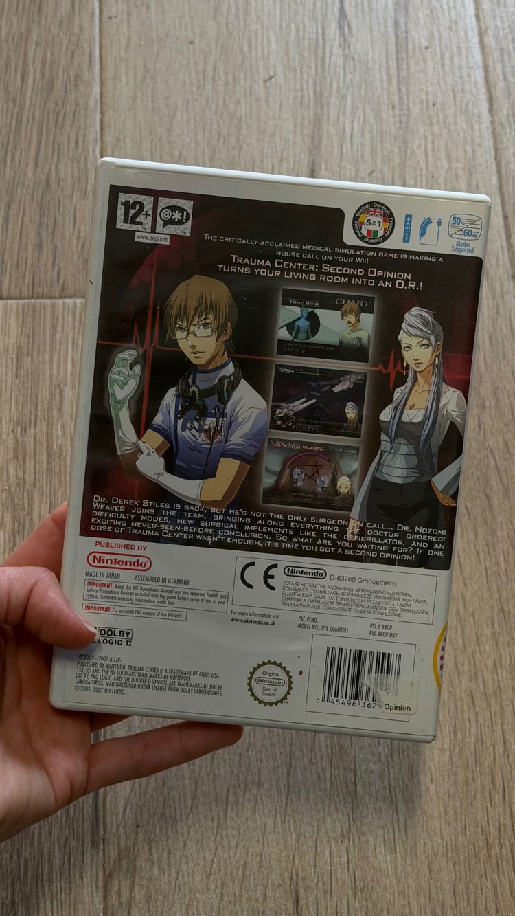 Trauma Center Second Opinion Wii Game 2