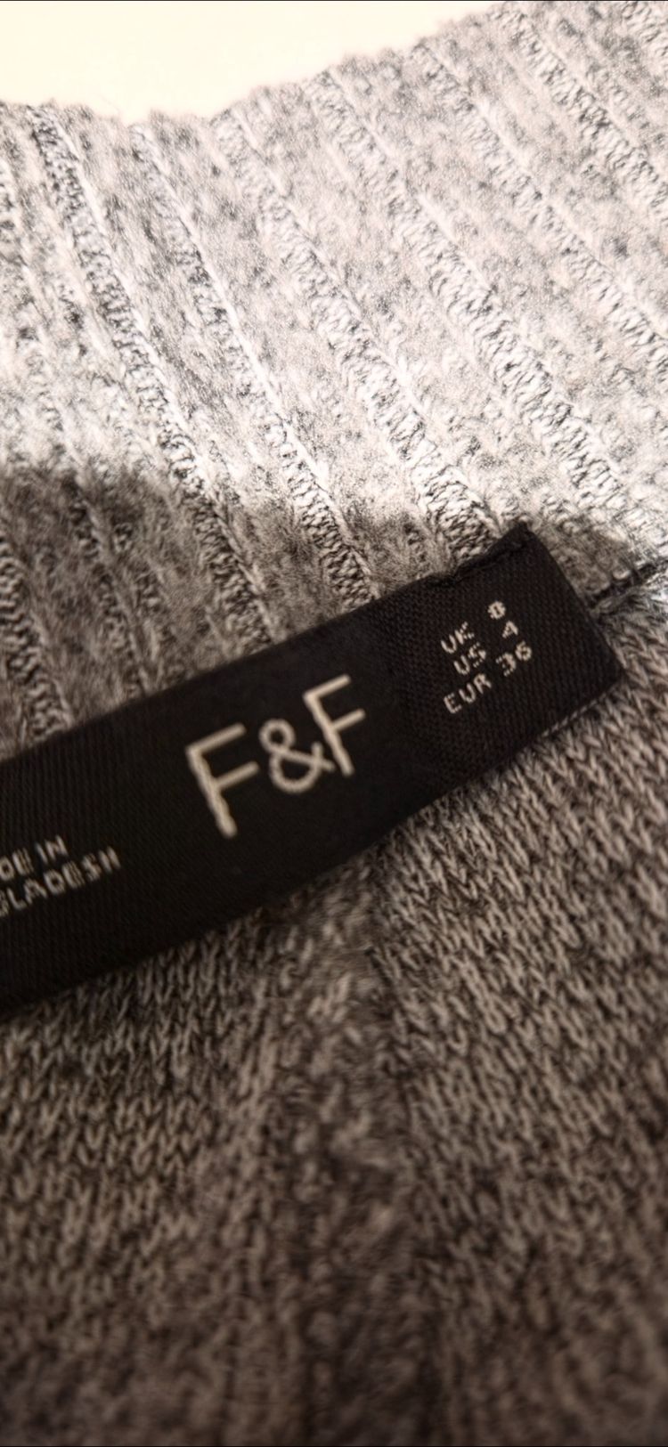Grey Knitted Sweater And Joggers lounge Set size 8 image 5