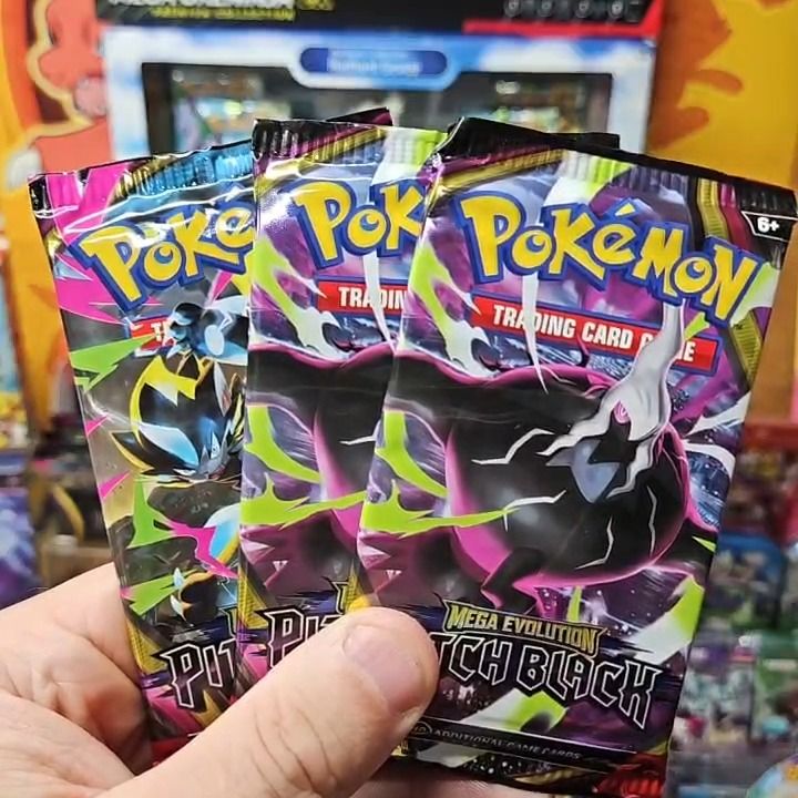 Pokemon Pokemon 3 x Pitch black booster packs. product image