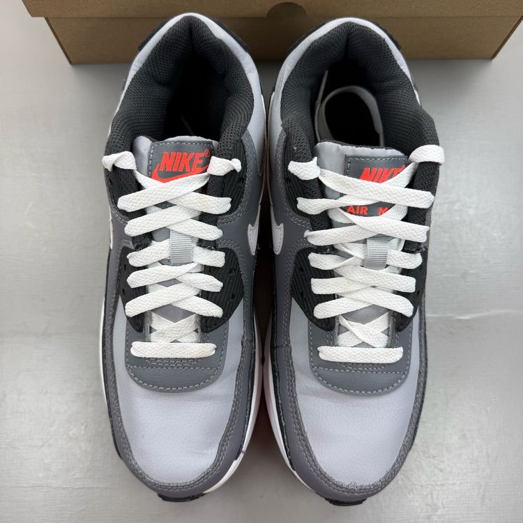 Nike Air Max 90 Size UK 5.5 Wolf Grey LTR GS Kids Trainers HF6358-007 image 2