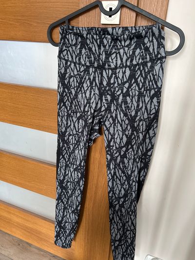 Rönisch XS 34 Black And Grey Patterned Leggings