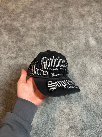 Supreme Cap City Patches Black (Nuovo)