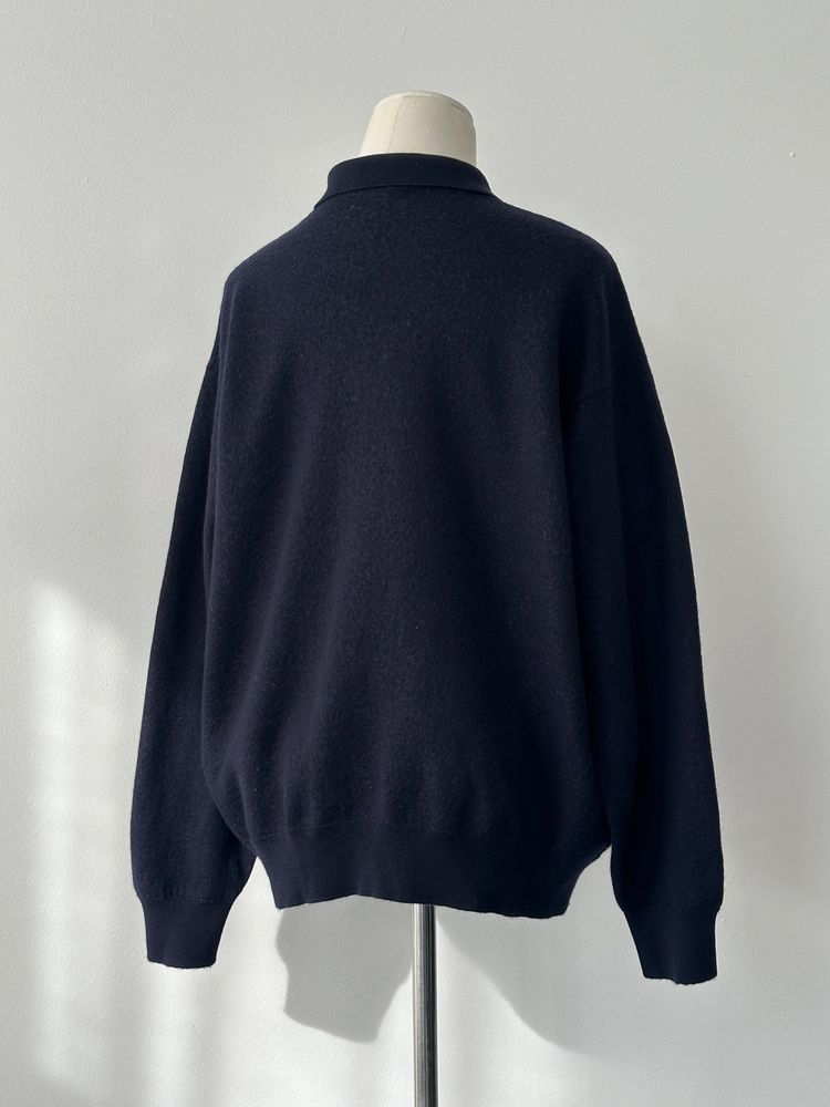 Burberry London 1990s Pure Wool Boxy Polo Jumper - M-L image 4