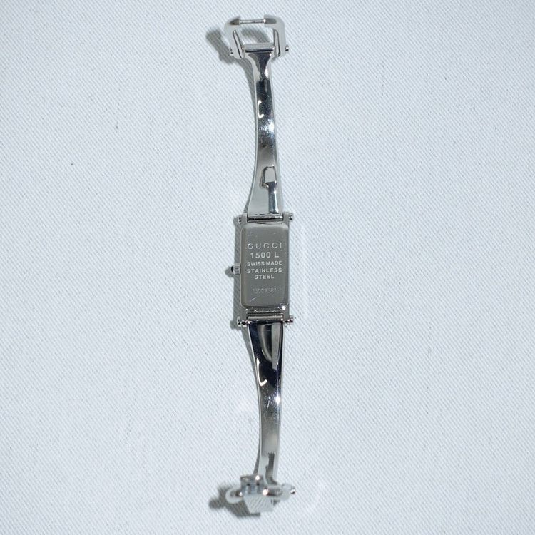 Gucci 1500 L Silver Watch White Dial 3