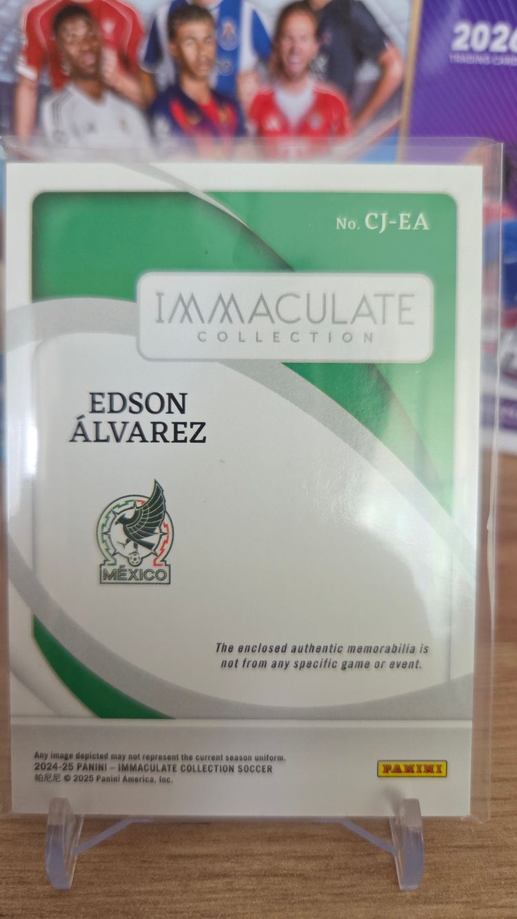 Edson Álvarez Mexico Panini Immaculate 29/49 2