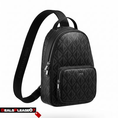 Christian Dior Black Sling Backpack RRP £1700