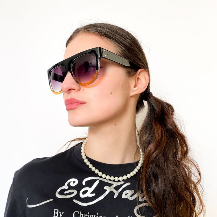 Other Vintage Y2K oversized sunglasses in black / brown product image
