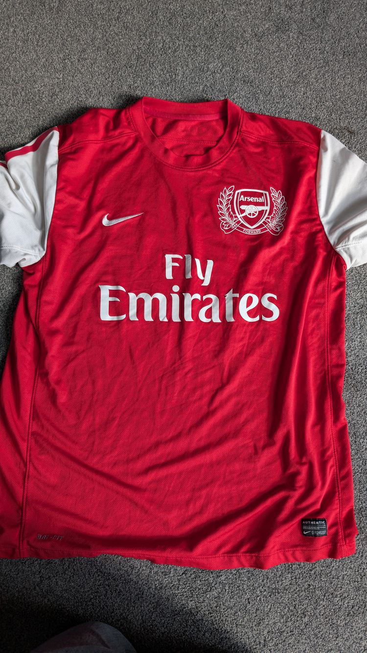 2011-12 '125th Anniversary' home football shirt.  Van Persie
