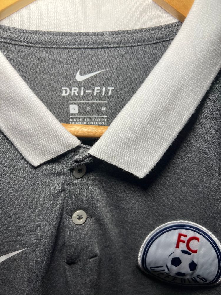 Immagine di Nike Grey Polo Shirt With Fc Badge 3