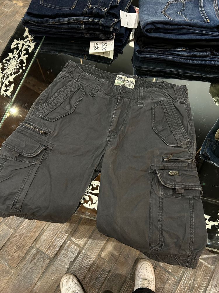 Black Cargo Shorts