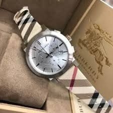 burberry Watch With Checkered Strap