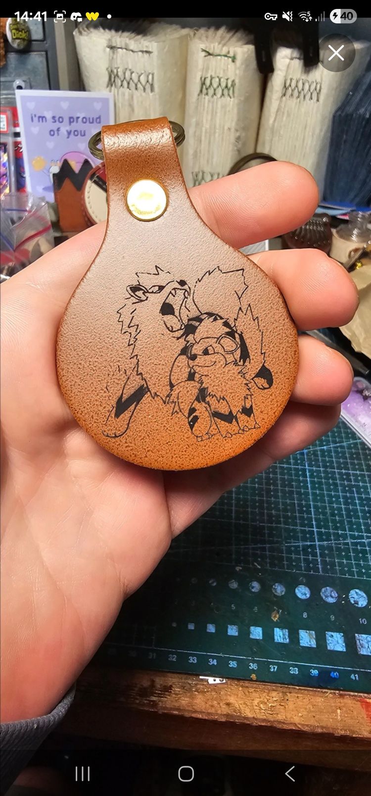 Pokemon keyring 